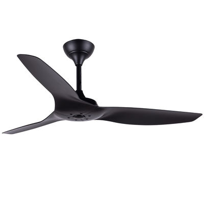ABS Blade amerikanische Deckenventilatoren Wohnzimmer Schwarz 52 Zoll Deckenventilator