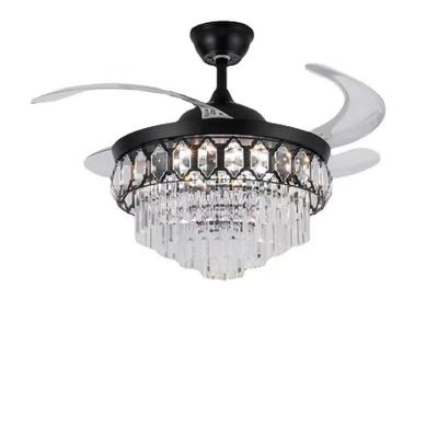 42 Zoll hohe Qualität Crystal Smart Deckenventilator Gleichstrommotor für Wohnzimmer