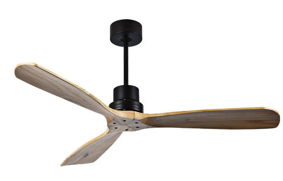 ECO 52 Deckenventilator aus Massivholz Naturholz Deckenventilator mit Licht