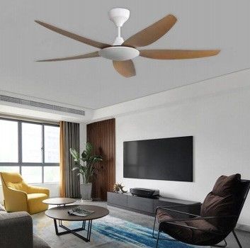 Eisenblätter Moderne LED-Deckenventilator 55 Zoll Deckenventilator mit Licht
