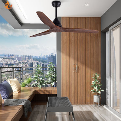 Restaurant amerikanische Deckenventilatoren Holz Deckenventilatoren ohne Lichter