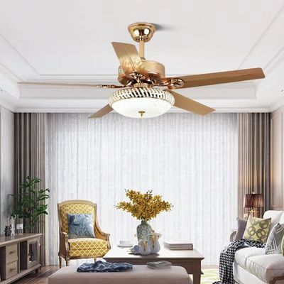 52Energiesparender Deckenventilator Niedriglärm ABS Fünfblätterventilator