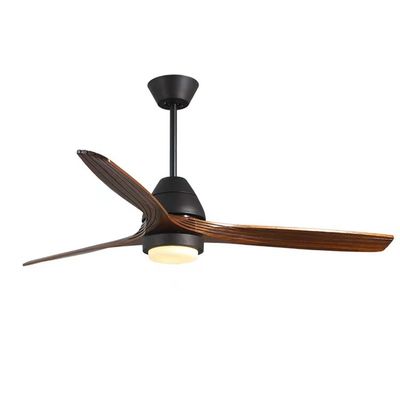 LED 20W Massivholzdeckenventilator Holzpropeller Deckenventilator