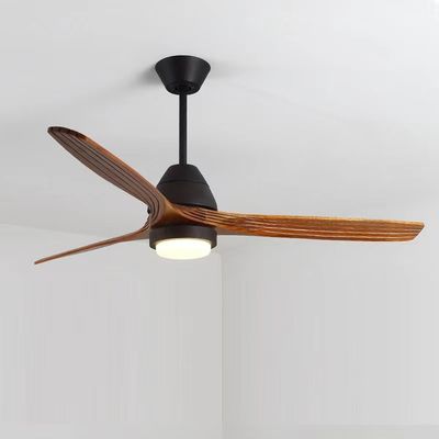 LED 20W Massivholzdeckenventilator Holzpropeller Deckenventilator