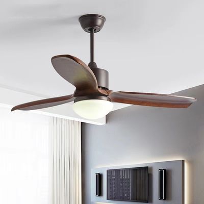 52 Zoll LED 3 Blatt Holz Deckenventilator DC Motor Licht Holz Deckenventilator