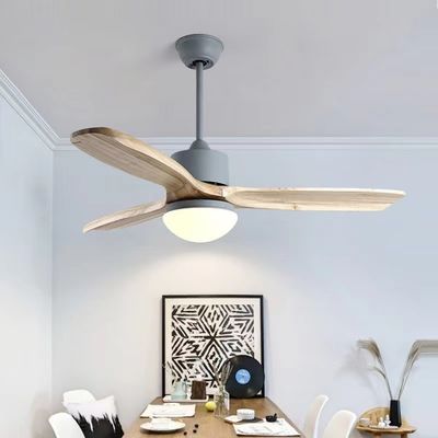 52 Zoll LED 3 Blatt Holz Deckenventilator DC Motor Licht Holz Deckenventilator