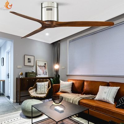 Moderne 52-Zoll-Gleichstrom-Motor-Deckenventilator mit Fernbedienung für Schlafzimmer