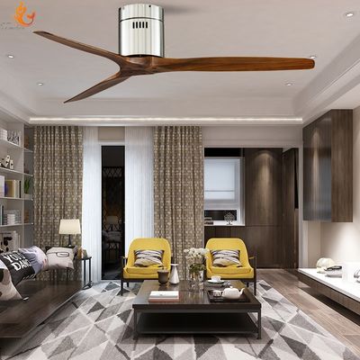 Moderne 52-Zoll-Gleichstrom-Motor-Deckenventilator mit Fernbedienung für Schlafzimmer