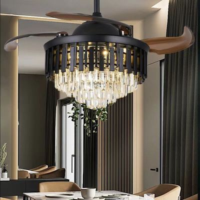 Moderner 42 Zoll hochwertiger Smart Ceiling Fan DC Motor mit Licht