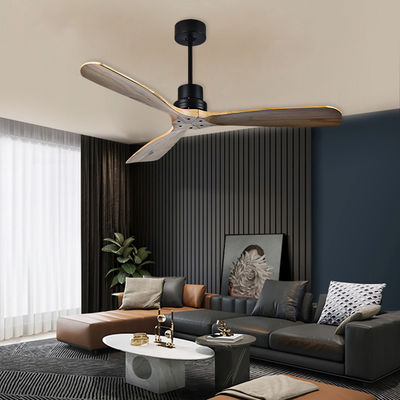 ECO 52 Deckenventilator aus Massivholz Naturholz Deckenventilator mit Licht