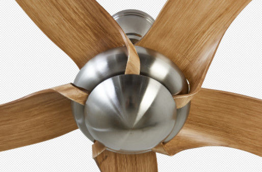 Silber ECO Europäische Deckenventilatoren 52in Energieeffiziente Deckenventilatoren