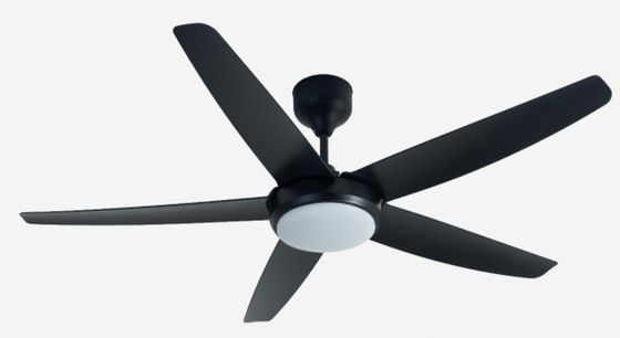 56 Zoll moderner LED-Deckenventilator DC-Motor Fernbedienung mit Licht für das Wohnzimmer