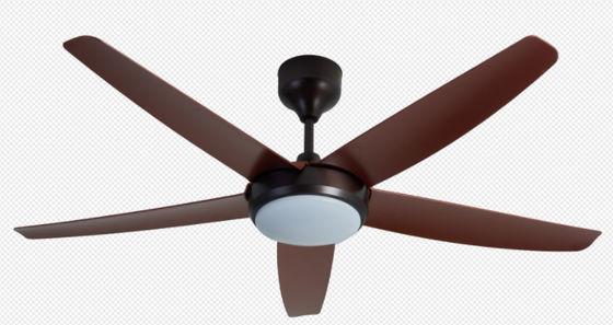 Gold 56 Zoll Moderner DC Motor Deckenventilator mit Licht Für Büro