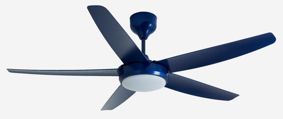 Blau 56 Zoll Moderne Gleichstrommotor Deckenventilator Fernbedienung Mit Licht