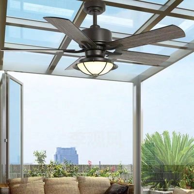 Sperrholzblätter wasserdichte Deckenventilator mit leichten wetterdichten Ventilatoren