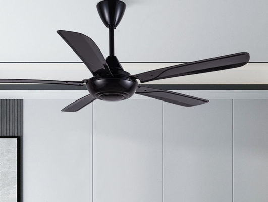 56 Zoll ABS Schwarzer Deckenventilator Geräuscharm mit Fernbedienung