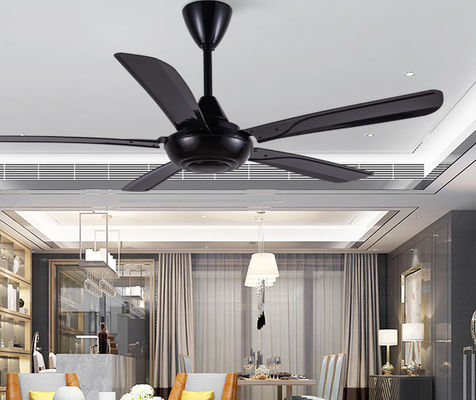 56 Zoll ABS Schwarzer Deckenventilator Geräuscharm mit Fernbedienung