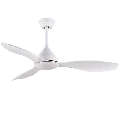 Weißer 48-Bad-Deckenventilator mit leichten 3-ABS-Klingen