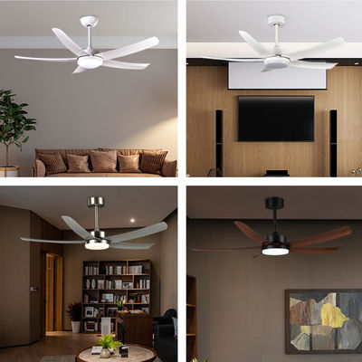 3 farbige amerikanische Deckenventilatoren Dekorativ 52 Zoll Ventilator mit Licht