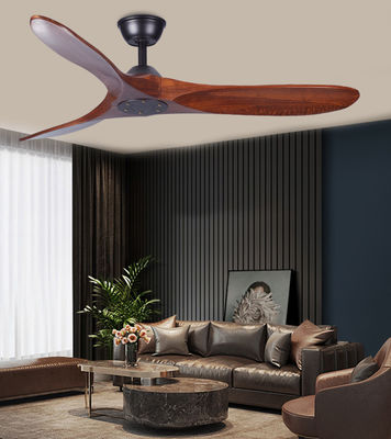 Braun ECO Massivholz Deckenventilator 52in 3 Blade Holzventilator