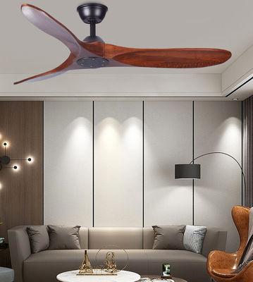 Dekorative 60In ECO-Ventilatoren 3 Blade Holz Deckenventilator mit Licht
