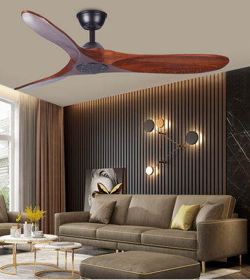 Dekorative 60In ECO-Ventilatoren 3 Blade Holz Deckenventilator mit Licht