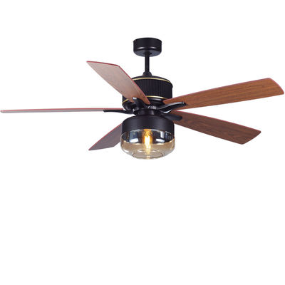 Sperrholzblätter 52 Zoll amerikanische Deckenventilatoren für Schlafzimmer mit Licht