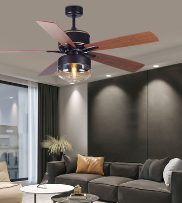 Sperrholzblätter 52 Zoll amerikanische Deckenventilatoren für Schlafzimmer mit Licht