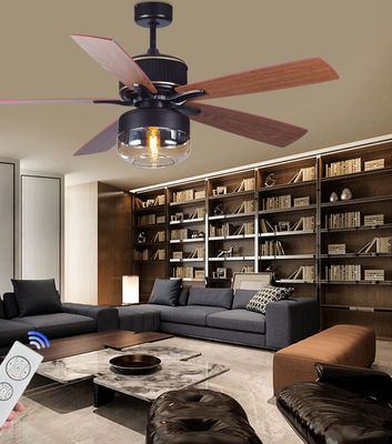 Sperrholzblätter 52 Zoll amerikanische Deckenventilatoren für Schlafzimmer mit Licht