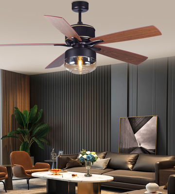 Sperrholzblätter 52 Zoll amerikanische Deckenventilatoren für Schlafzimmer mit Licht