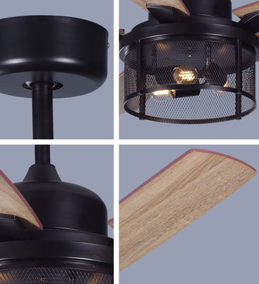 ECO 52In amerikanische Deckenventilatoren Sperrholzblätter Fernbedienung Deckenventilator mit Licht