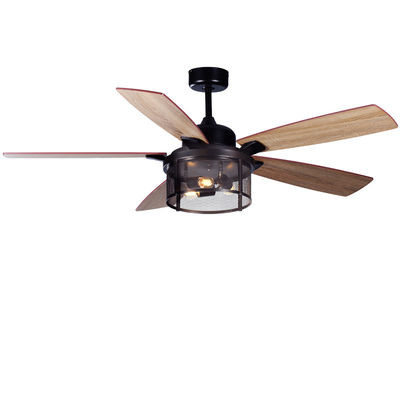 ECO 52In amerikanische Deckenventilatoren Sperrholzblätter Fernbedienung Deckenventilator mit Licht