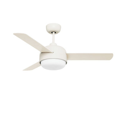 Weiße 52in Zeitgenössische Deckenventilatoren für Wohnzimmer Schlafzimmer