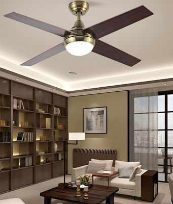 4 Klingen Moderner LED-Deckenventilator 48 In-Deckenventilator mit Licht