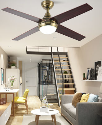 4 Klingen Moderner LED-Deckenventilator 48 In-Deckenventilator mit Licht