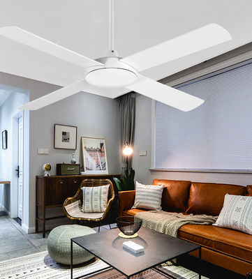 4 Sperrholzblätter 52 Zoll Deckenventilator mit Licht und Fernbedienung