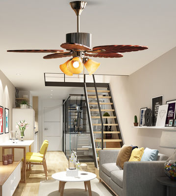 5 Klingen 52in Massivholz Deckenventilator mit echten Holzklingen