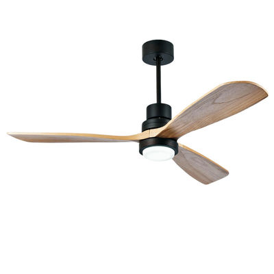 Schlafzimmer Massivholz Deckenventilator mit Licht 52in Moderne Holz Deckenventilator