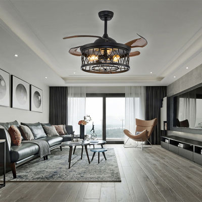 52 Zoll hochwertiger Smart Ceiling Fan DC Motor mit leichten Schlafzimmer Komfortabel