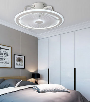 Umschließen Sie Flush Bladeless Deckenventilator mit LED-Licht 3 Blades