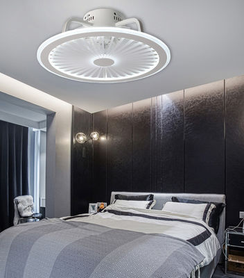 Umschließen Sie Flush Bladeless Deckenventilator mit LED-Licht 3 Blades