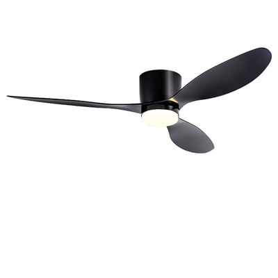 Schlafzimmer Hängende Deckenventilator mit Licht Schwarz Drei Klingen Deckenventilator