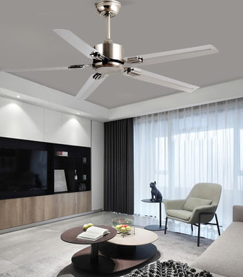 Silberner LED-Deckenventilator ECO 52 3 Blade Deckenventilator