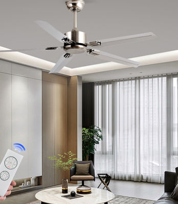 Silberner LED-Deckenventilator ECO 52 3 Blade Deckenventilator