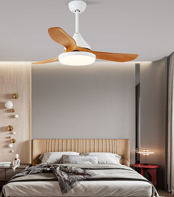 Weißbraun 3 Klingen 52 Zoll Deckenventilator mit Licht und Fernbedienung