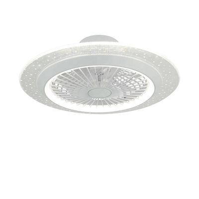 Weißer 42 Zoll blattloser Deckenventilator mit leichter dekorativer Geräuschfreiheit