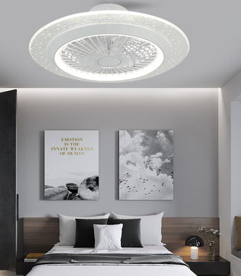 Weißer 42 Zoll blattloser Deckenventilator mit leichter dekorativer Geräuschfreiheit