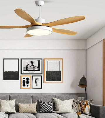 Braun 5 ABS Blades DC Deckenventilator Moderne Deckenventilatoren mit Lichter und Fernbedienung