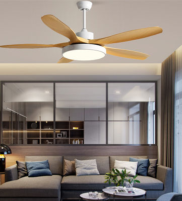 Braun 5 ABS Blades DC Deckenventilator Moderne Deckenventilatoren mit Lichter und Fernbedienung