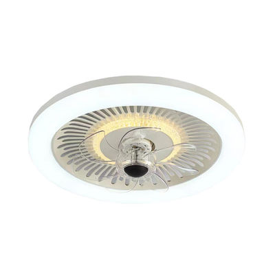 Rückziehbarer Smart Bladeless Deckenventilator Leuchter Leuchterventilator Für Schlafzimmer